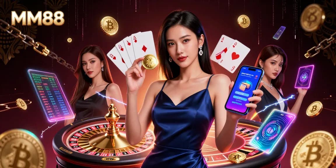 Engage with MM88's vibrant casino scene, showcasing dynamic gaming elements and immersive experiences.