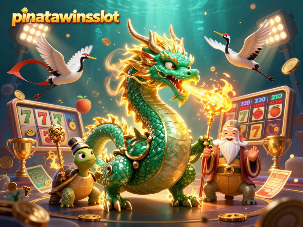 Engage in thrilling gameplay with pinatawinsslot featuring dynamic golden dragons and vibrant slot elements.