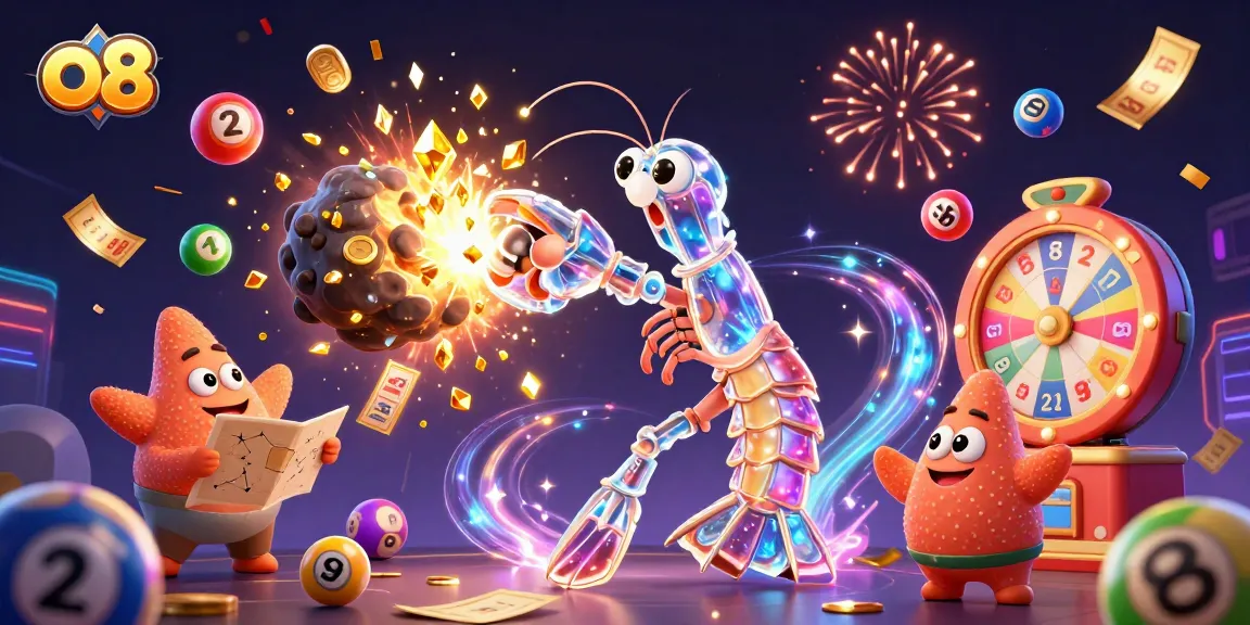 Experience thrilling gaming at o8 with a galactic samurai and colorful lottery elements.
