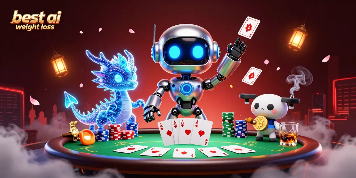 Win big with the best ai weight loss strategy at the poker table filled with chips and cards.