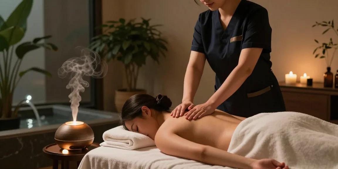 Relaxing spa moment with 동탄출장안마 massage therapy for rejuvenation
