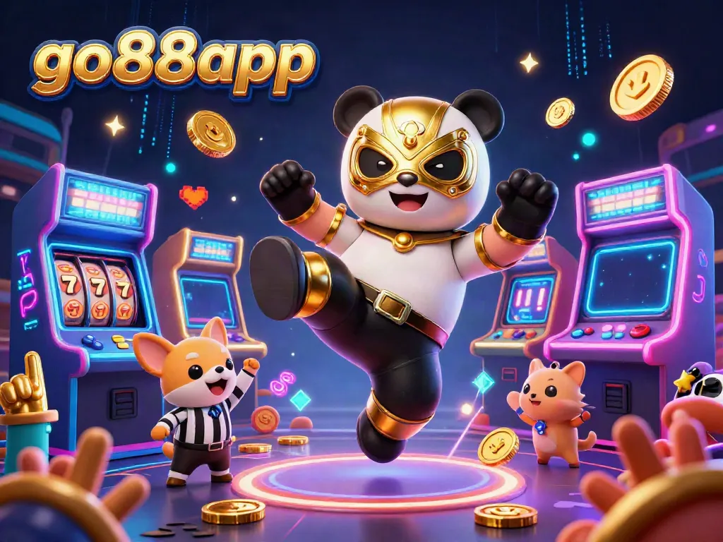 Engage with go88app's thrilling casino games featuring colorful characters and vibrant slot elements.