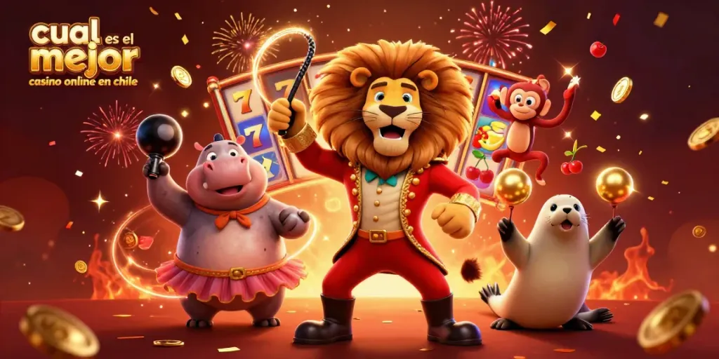 Sumérgete en la diversión con "cual es el mejor casino online en Chile", disfrutando de emocionantes tragamonedas y símbolos de la suerte.