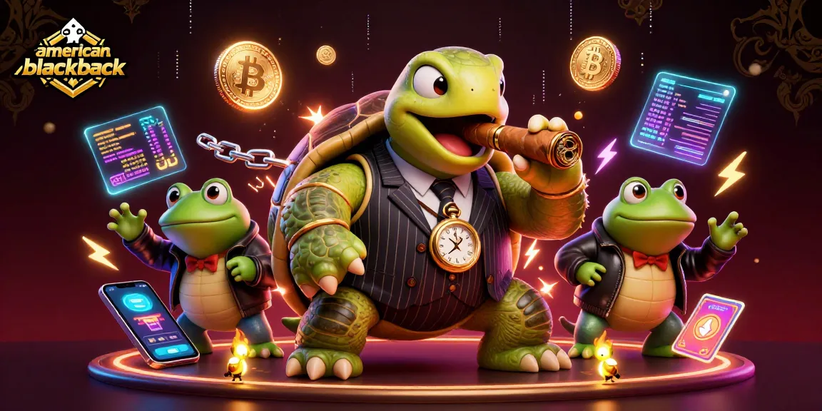 Experience immersive american-blackjack gameplay with unique characters in a vibrant casino setting.
