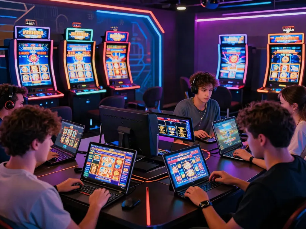 Engaged players at Nohuwin enjoying thrilling online gaming on https://choinohu.vip/.