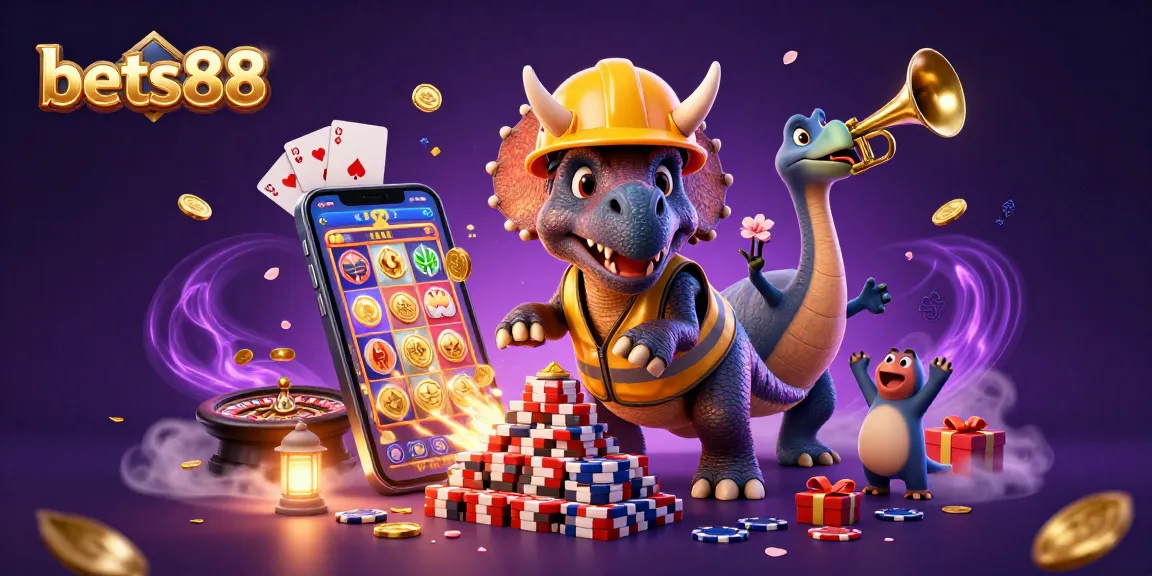 Experience an exciting bets88 casino atmosphere with dynamic gameplay and colorful slot machines.