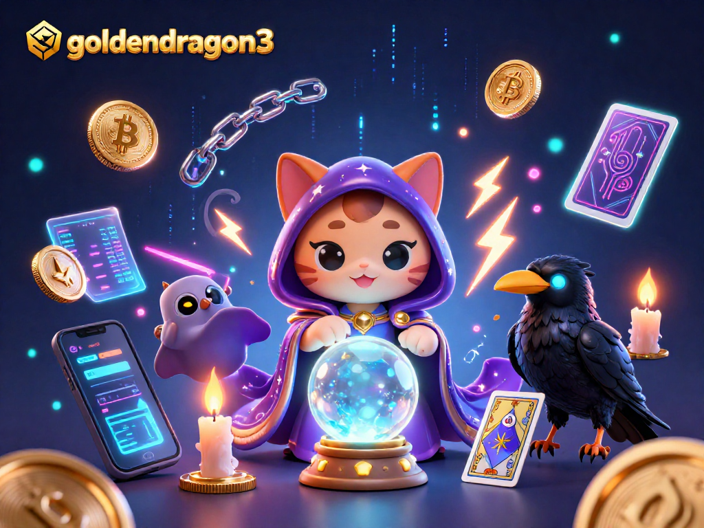 Engage with goldendragon3 where a mystical cat and a raven navigate the exciting world of slots.