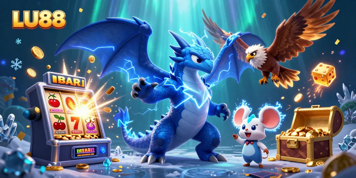 LU88 offers thrilling gameplay with a mid-air jackpot explosion and vivid 3D characters.