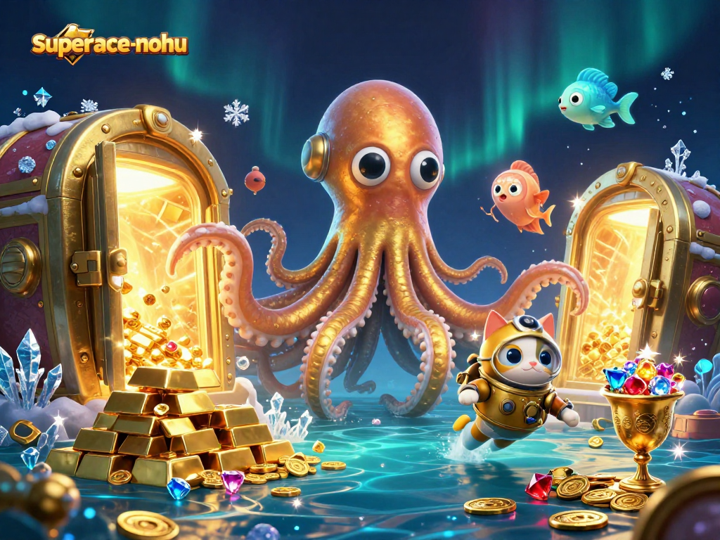 Engage with the dynamic world of superace-nohu, featuring a legendary kraken and treasures of the ocean.