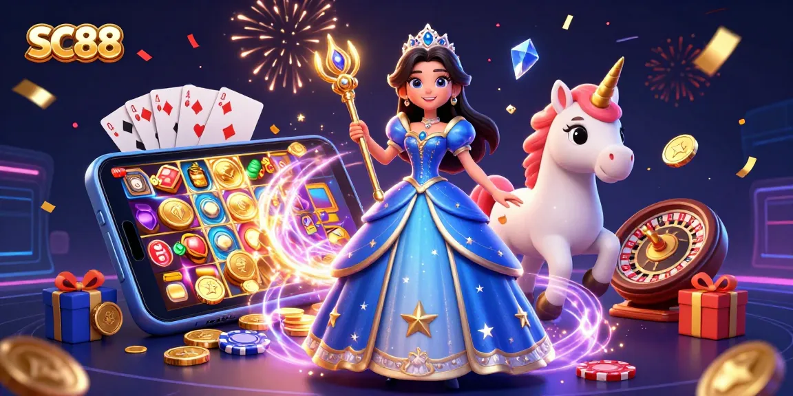 Play exciting games on SC88, where fortune meets fun in a vibrant casino environment.