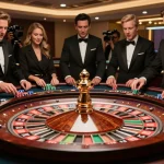 Players enjoying roulette at xx88 casino, capturing the thrill of gambling excitement and strategy.