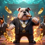 S8 casino scene featuring a mafia bulldog boss with bodyguard Doberman pinschers, showcasing immersive casino games elements