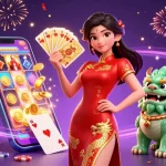 Experience the excitement of 789WIN with a vibrant casino scene featuring spinning slot reels and golden coins.