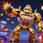 Bet88 combines excitement and winning potential with a dynamic golden gorilla mech illustration.