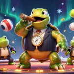 Bet on sv88 with a 3D snapping turtle and bullfrog enforcers in a rich casino scene.