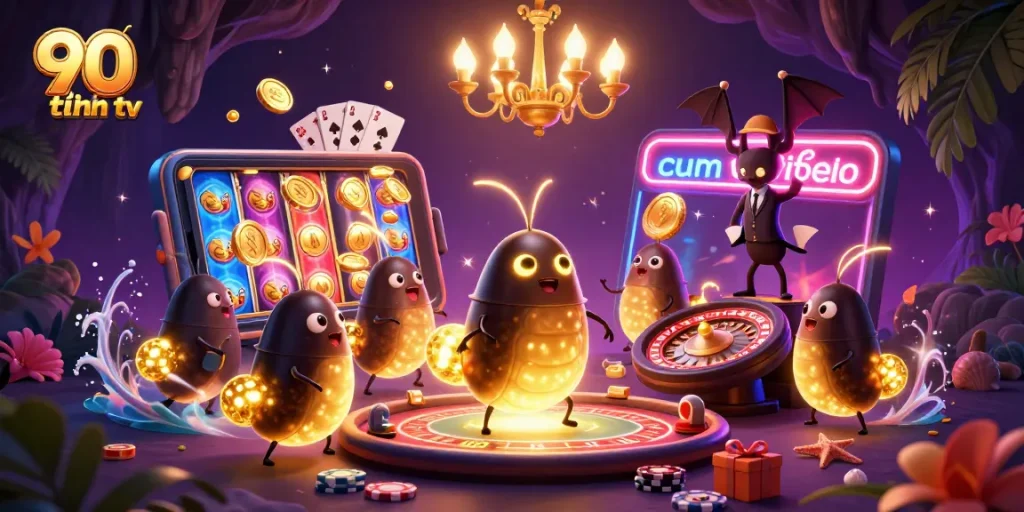 Experience the thrill of 90 phút tv with vibrant casino visuals and interactive gaming elements.