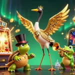 Experience thrilling gaming at SKY88 with vibrant illustrations of casino fun and excitement.