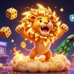 Experience pokies online action with vibrant characters, casino elements, and dynamic gaming aesthetics.